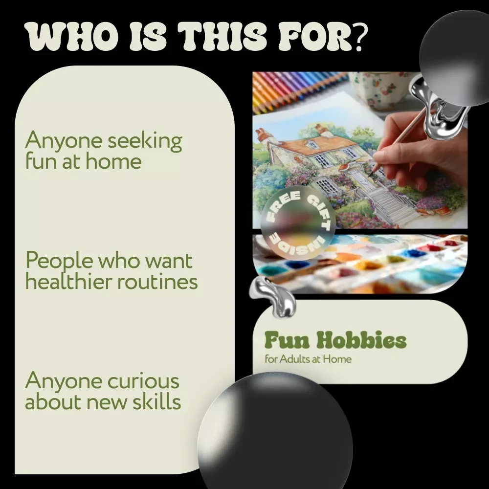 Fun Hobbies for Adults at Home – A Simple & Inspiring Guide to Creative, Fitness, and Mind-Engaging Activities