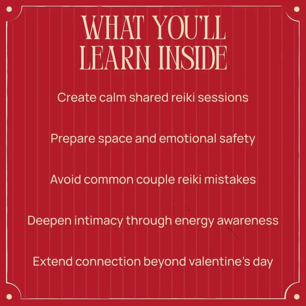 A Shared Reiki Journey for Valentine’s Day – Intimate Energy Healing Guide for a Valentine’s Day Reiki Session for Couples