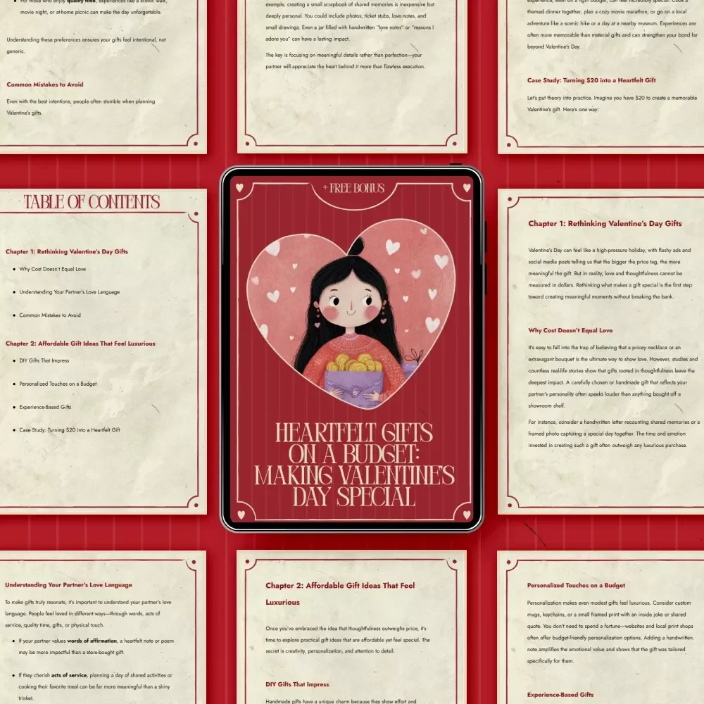 Heartfelt Gifts on a Budget: Making Valentine’s Day Special – A Practical Guide to Affordable Valentine’s Gifts That Feel Special, Thoughtful Ideas, DIY Inspiration & AI-Powered Personalization