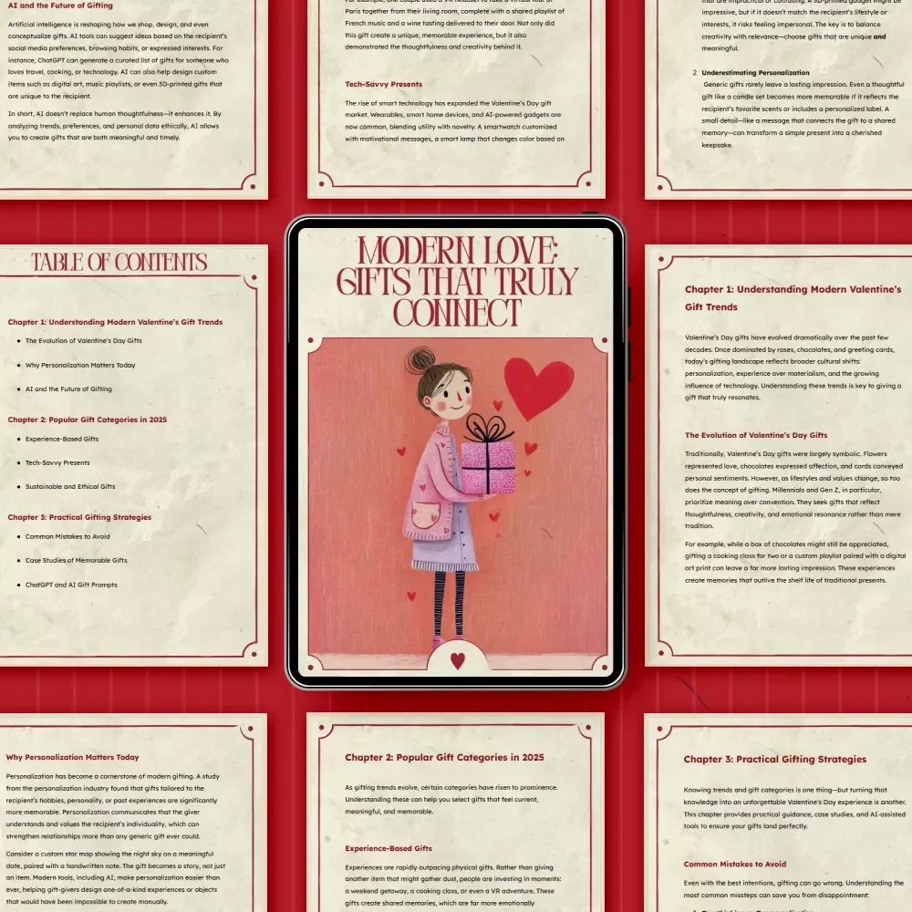 Modern Love: Gifts That Truly Connect – A 2025 Guide to Modern Valentine’s Gift Trends, Personalized & AI-Inspired Ideas