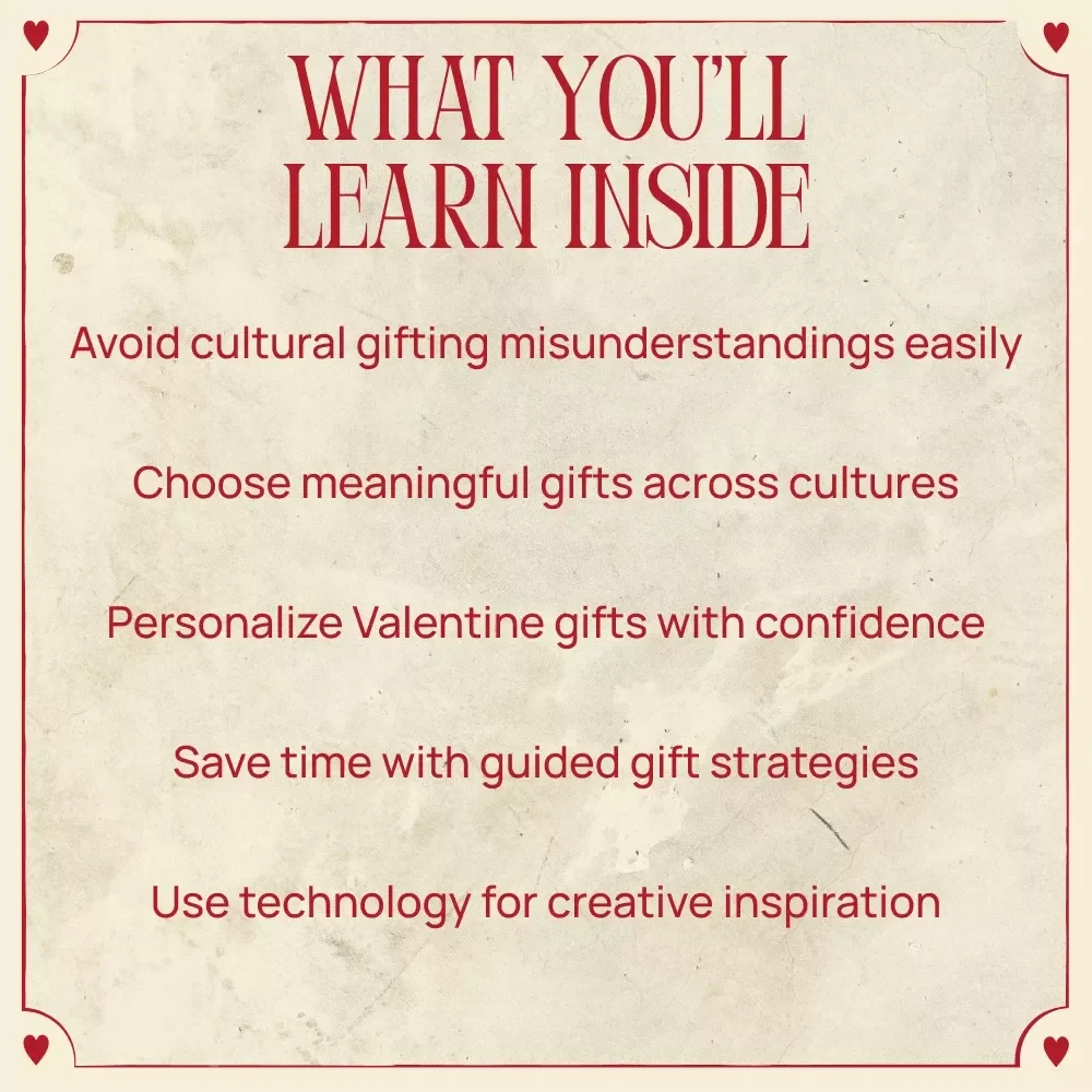 Hearts Across Cultures: The Art of Valentine’s Gifting | Global Love Traditions Guide | Cultural Influences on Valentine’s Gifts eBook