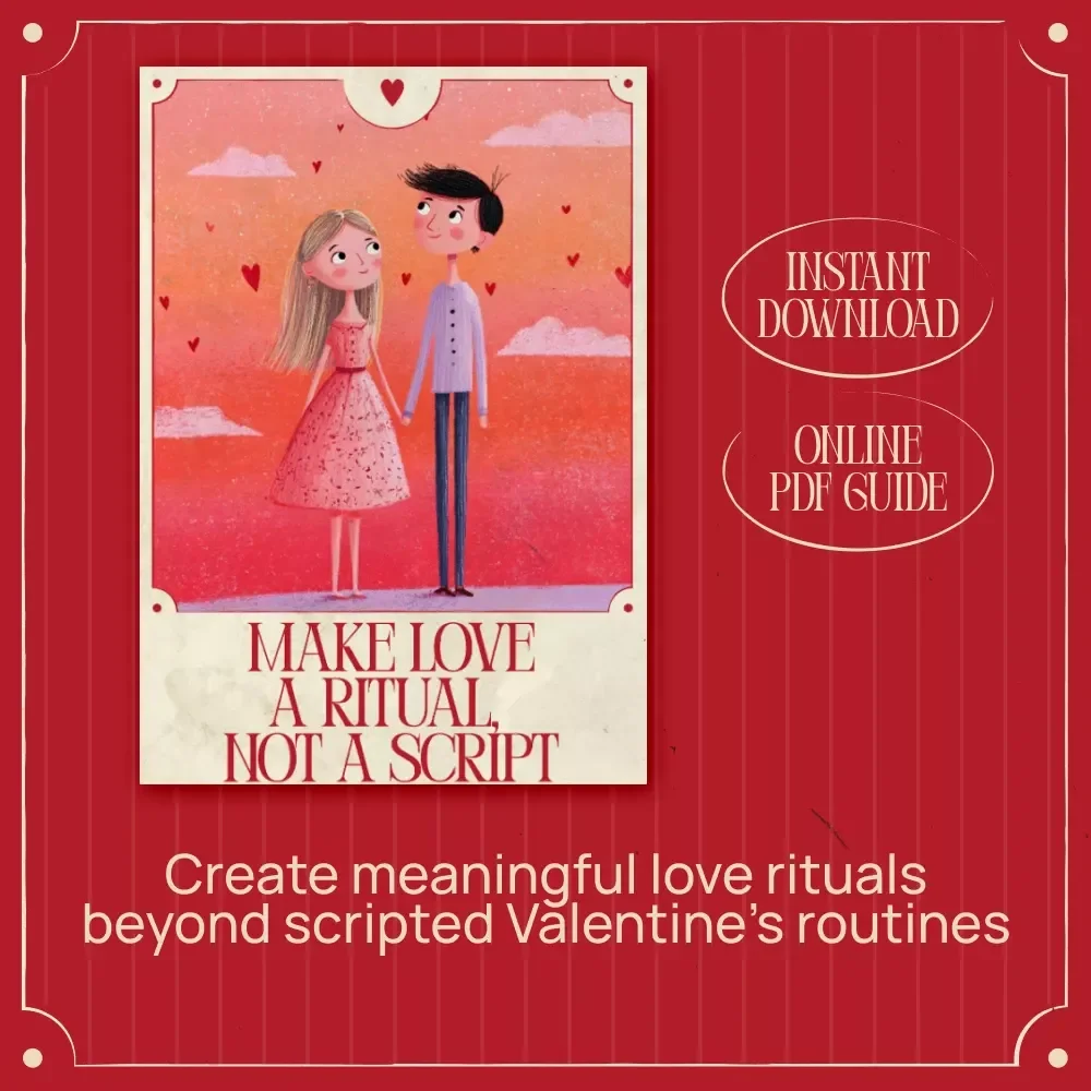 Make Love a Ritual, Not a Script – A Meaningful Valentine’s Guide on how to create your own valentine’s ritual ideas
