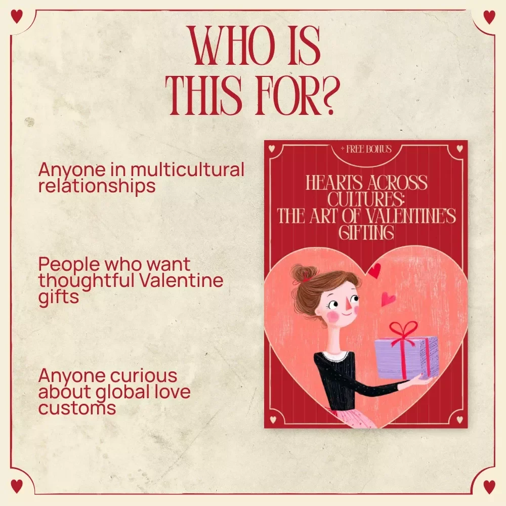 Hearts Across Cultures: The Art of Valentine’s Gifting | Global Love Traditions Guide | Cultural Influences on Valentine’s Gifts eBook