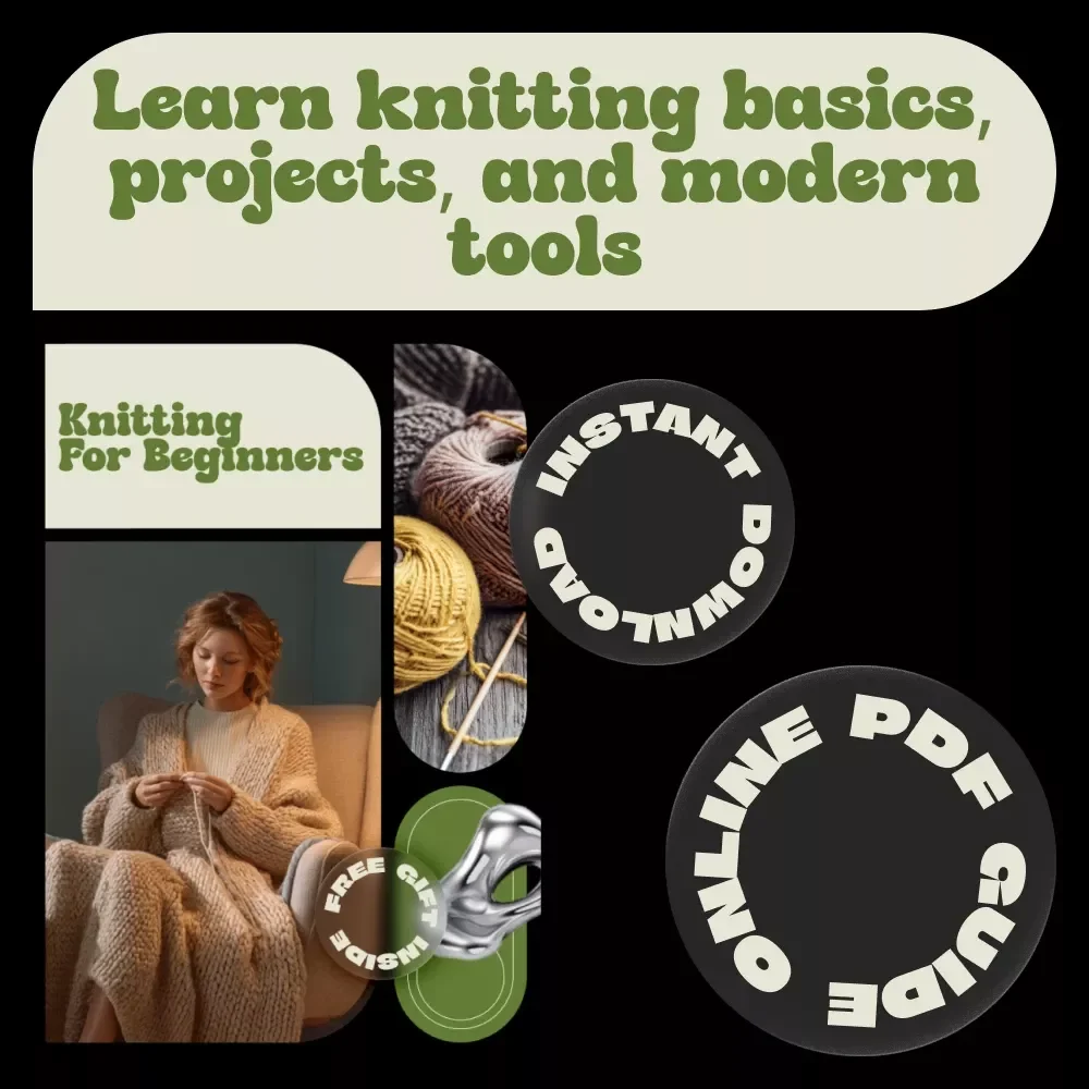Knitting for Beginners – Step-by-Step Knitting Guide for Absolute Beginners, Easy Stitches, Simple Projects, and Modern Tools