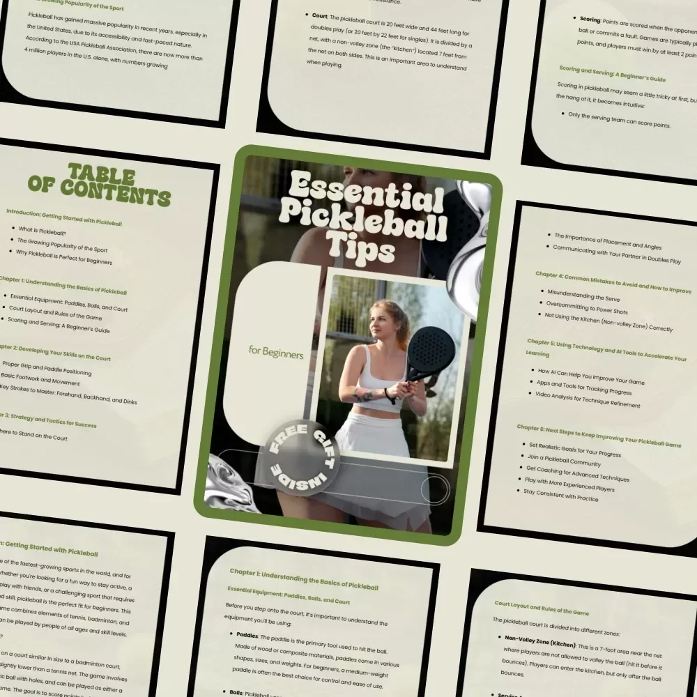 Essential Pickleball Tips for Beginners – Easy-to-Follow Pickleball Guide eBook for New Players, Skills, Rules, Strategy & Confidence on the Court