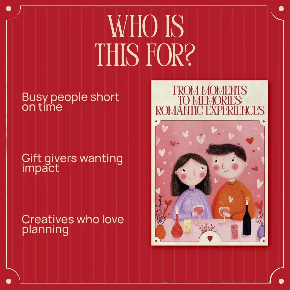 From Moments to Memories: Romantic Experiences – A Thoughtful Guide to Romantic Experience Gifts for Partners, Meaningful Dates & Lasting Memories (Digital Download)
