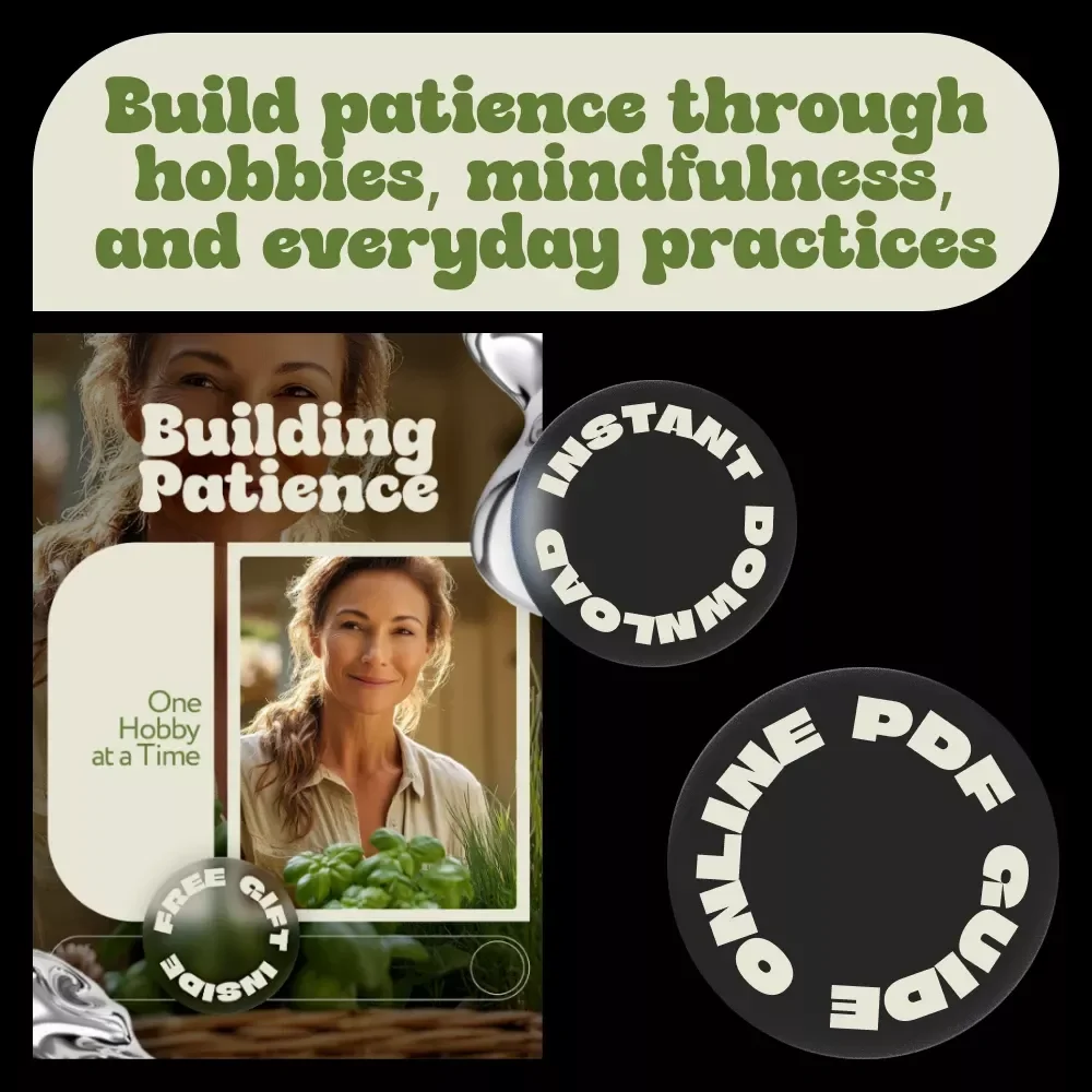 Building Patience One Hobby at a Time – A Practical Guide to Hobbies That Build Patience, Mindfulness & Lasting Focus (Digital Download)