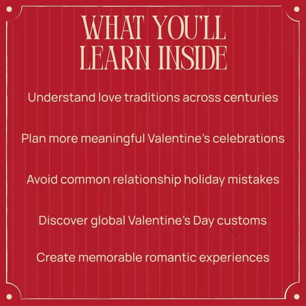 Celebrating Love: Valentine’s Day Through History | Valentine’s Day History Guide, Romantic Traditions eBook, Digital Download