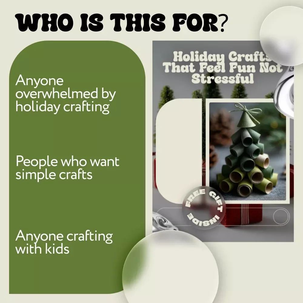 Holiday Crafts That Feel Fun Not Stressful – Simple Checklist for DIY Holiday Craft Ideas, Stress-Free Craft Planning & Joyful Seasonal Projects