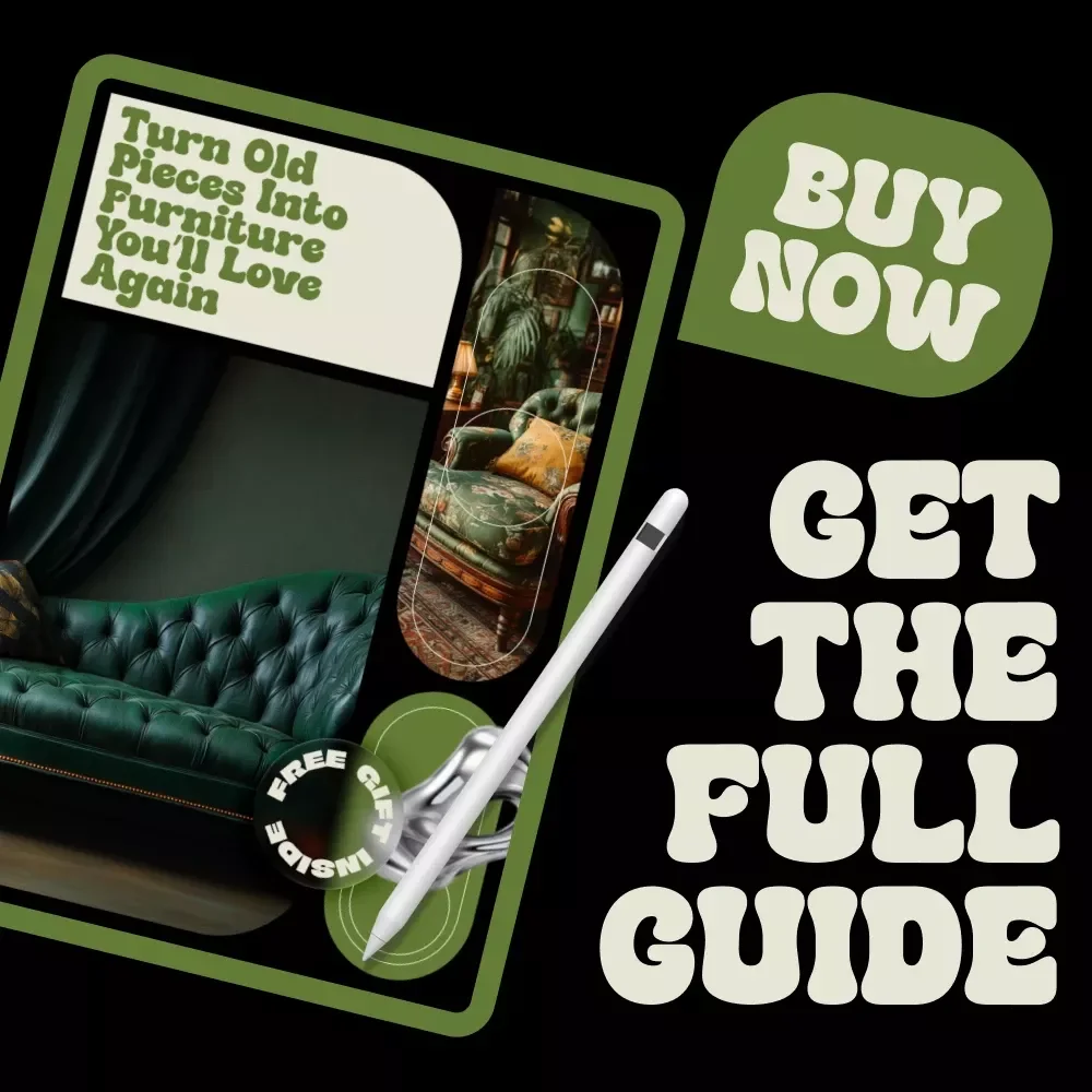 Turn Old Pieces Into Furniture You’ll Love Again – Upcycling Furniture Guide, DIY Furniture Makeover eBook, Creative Home Upcycling Download