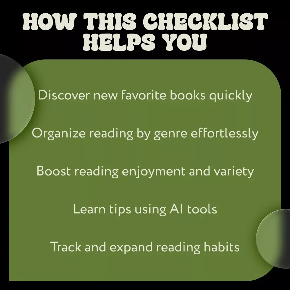 Best Book Genres to Read for Fun Checklist – Ultimate Guide to Discover Your Next Favorite Read