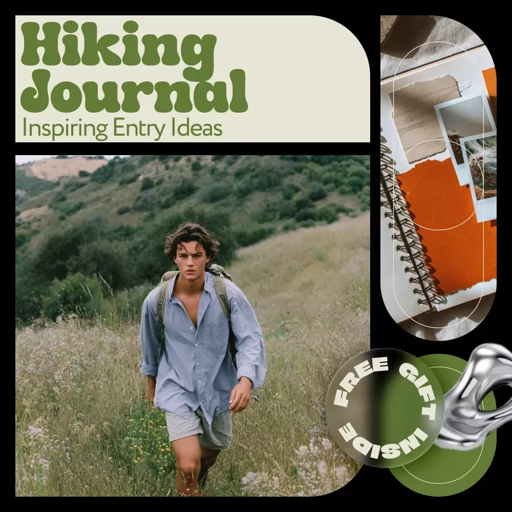 Inspiring Hiking Journal Entry Ideas | Hiking Journal Prompts Guide, Nature Writing eBook, Outdoor Adventure Journaling, Digital Download