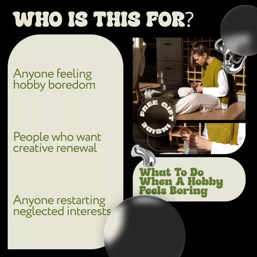 What to Do When a Hobby Feels Boring – Practical eBook Guide to Reignite Motivation, Creativity, and Joy in Your Favorite Hobbies
