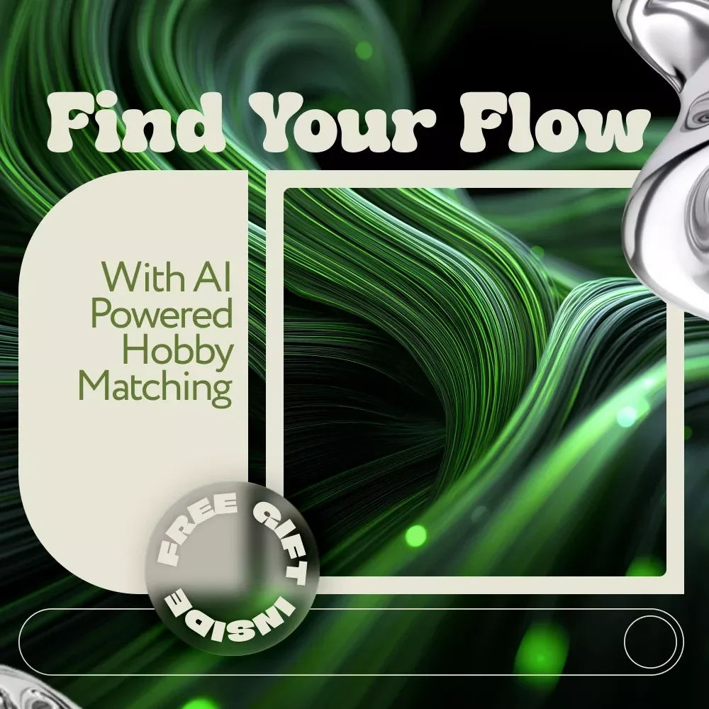 Find Your Flow With AI Powered Hobby Matching | Printable Checklist for Using ai tools to match hobbies with personality | Digital Download