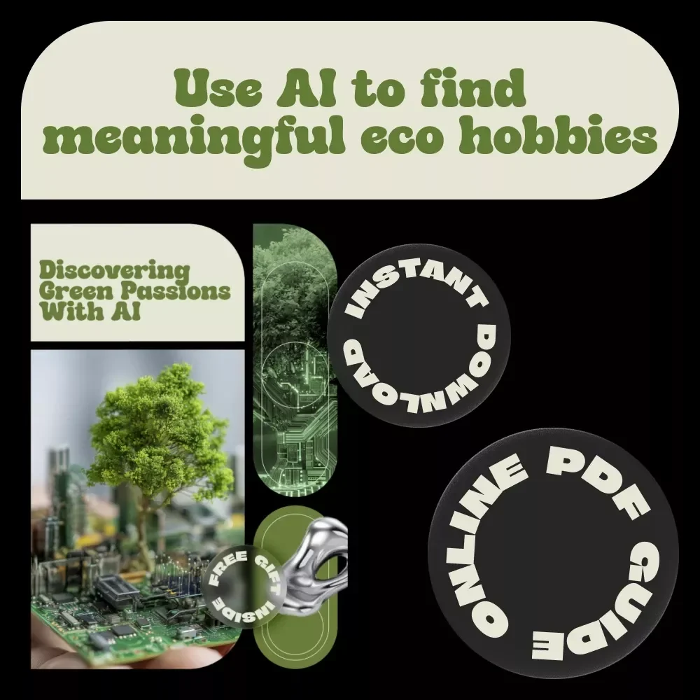 Discovering Green Passions with AI – Eco-Friendly Ebook Guide Using AI Tools to Discover Eco Hobbies, Sustainable Crafts, Gardening & Green Living