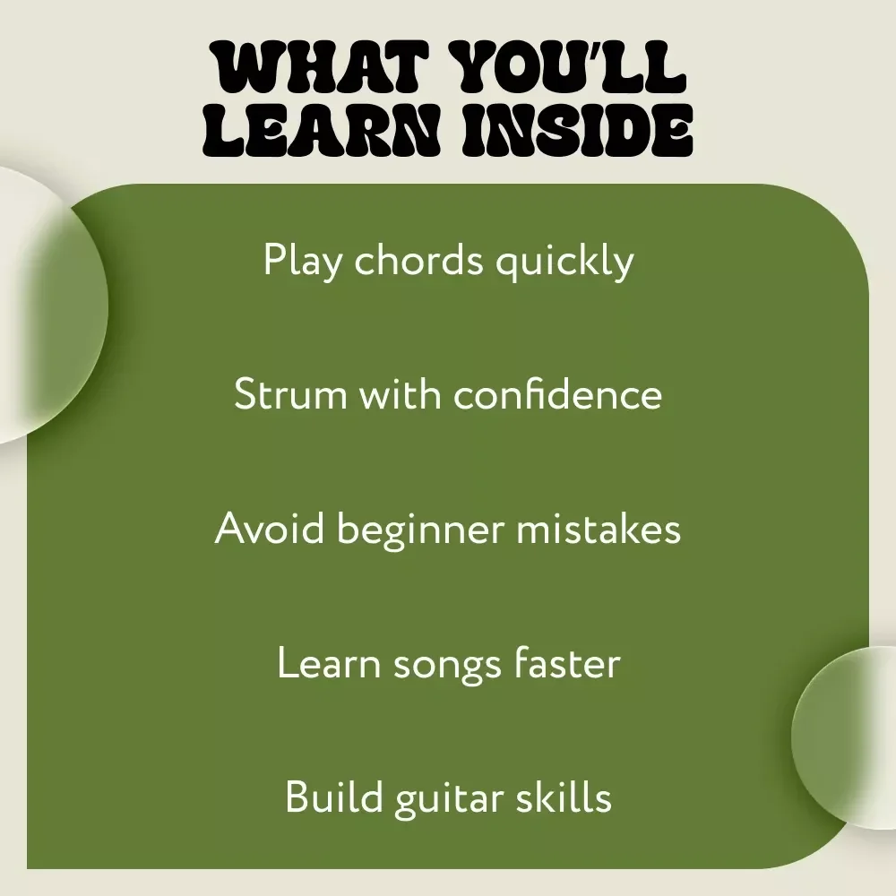 The Beginner's Guitar Guide: Step-by-Step Guitar Playing for Beginners eBook and Digital Guide