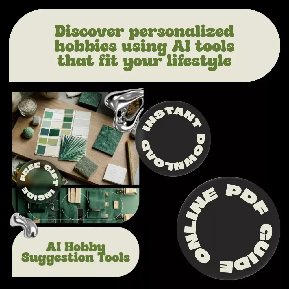 AI Hobby Suggestion Tools | A Smart eBook Guide to Discovering Your Next Passion Using AI