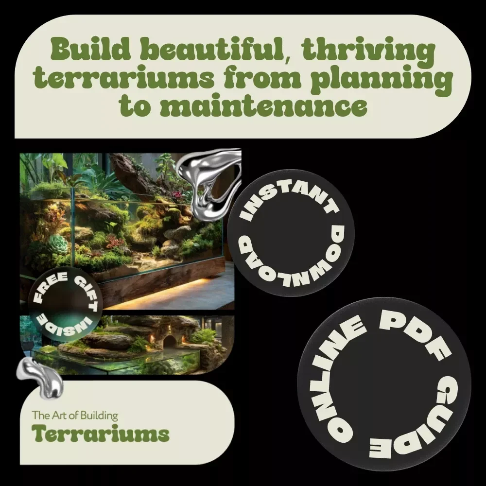 The Art of Building Terrariums | Step-by-Step Guide with Creative Terrarium Building Ideas | Digital Download