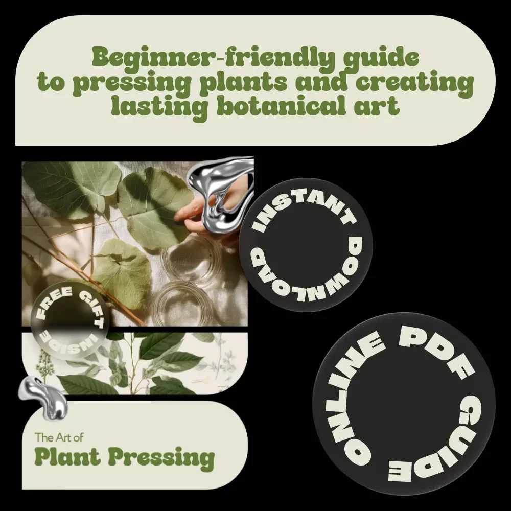 The Art of Plant Pressing – A Beginner-Friendly Guide to Plant Pressing Craft Basics, Nature Art & Creative Botanical Projects