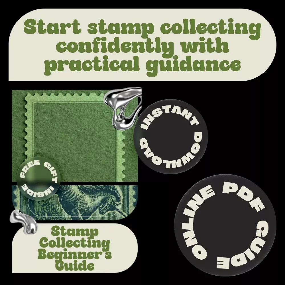 Stamp Collecting Beginner’s Guide | Stamp Collecting for Beginners eBook | How to Start a Stamp Collection | Digital Download Guide