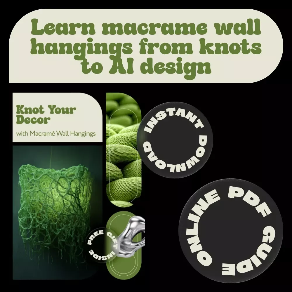 Knot Your Décor with Macramé Wall Hangings – A Beginner-Friendly Ebook on Macrame Wall Hanging Basics, Knots, Tools & Creative Wall Art