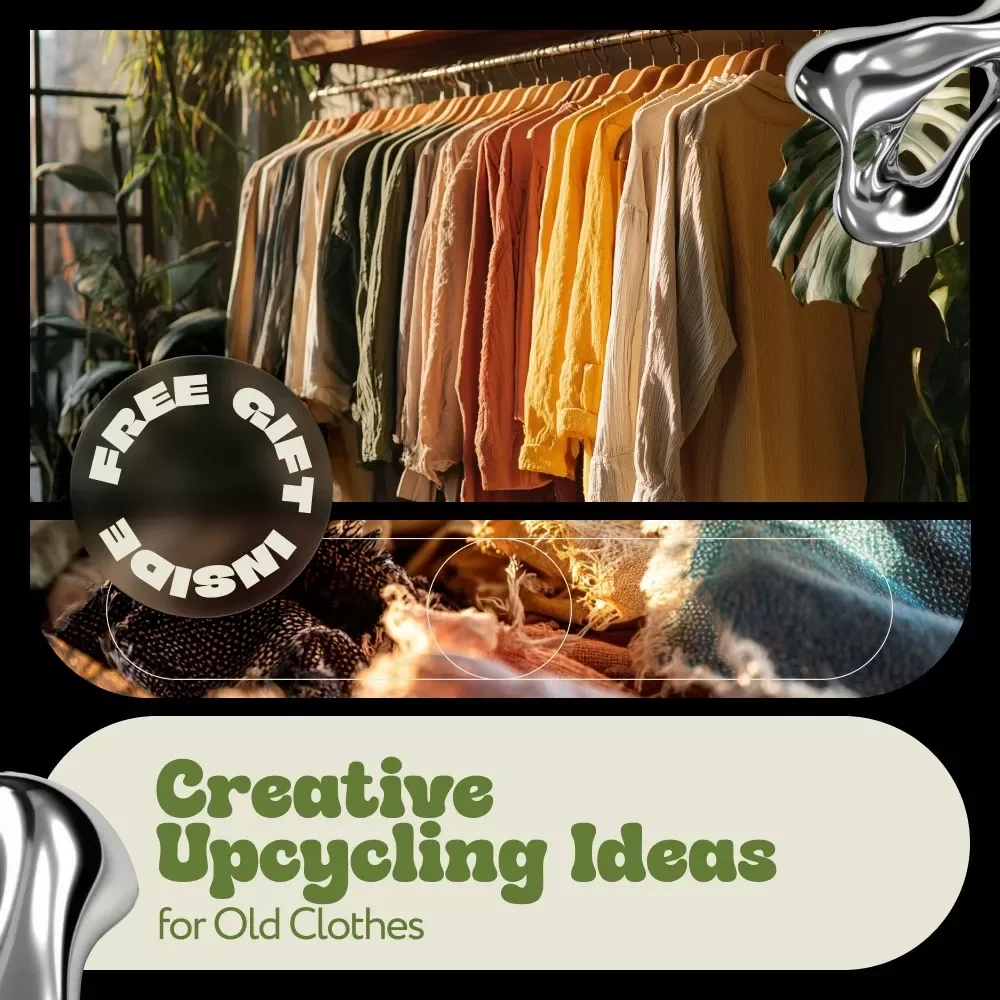 Creative Upcycling Ideas for Old Clothes – Practical Ebook Guide with Upcycling Old Clothes Ideas for Sustainable Fashion, DIY Clothing Makeovers & Smart Wardrobe Revamps