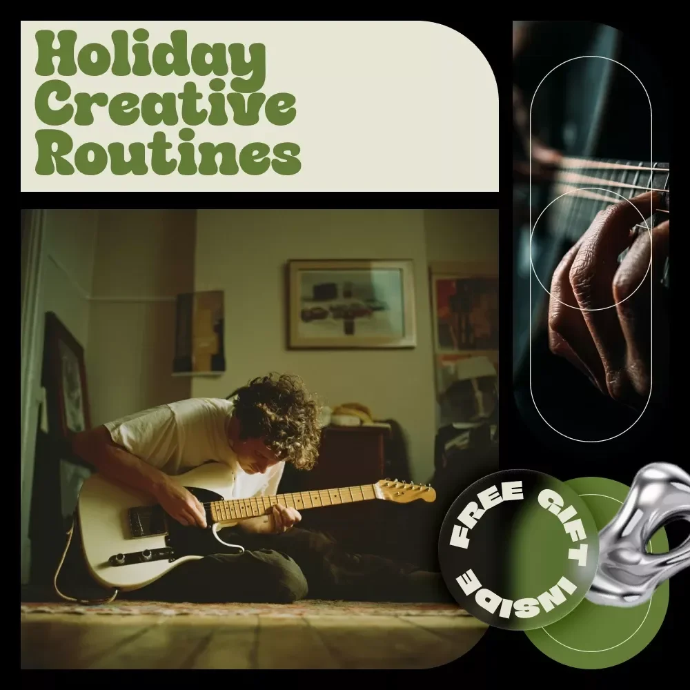 Holiday Creative Routines Checklist – Easy Ideas for Creative Routines During Holidays, Simple Holiday Creativity Planner, Digital Download