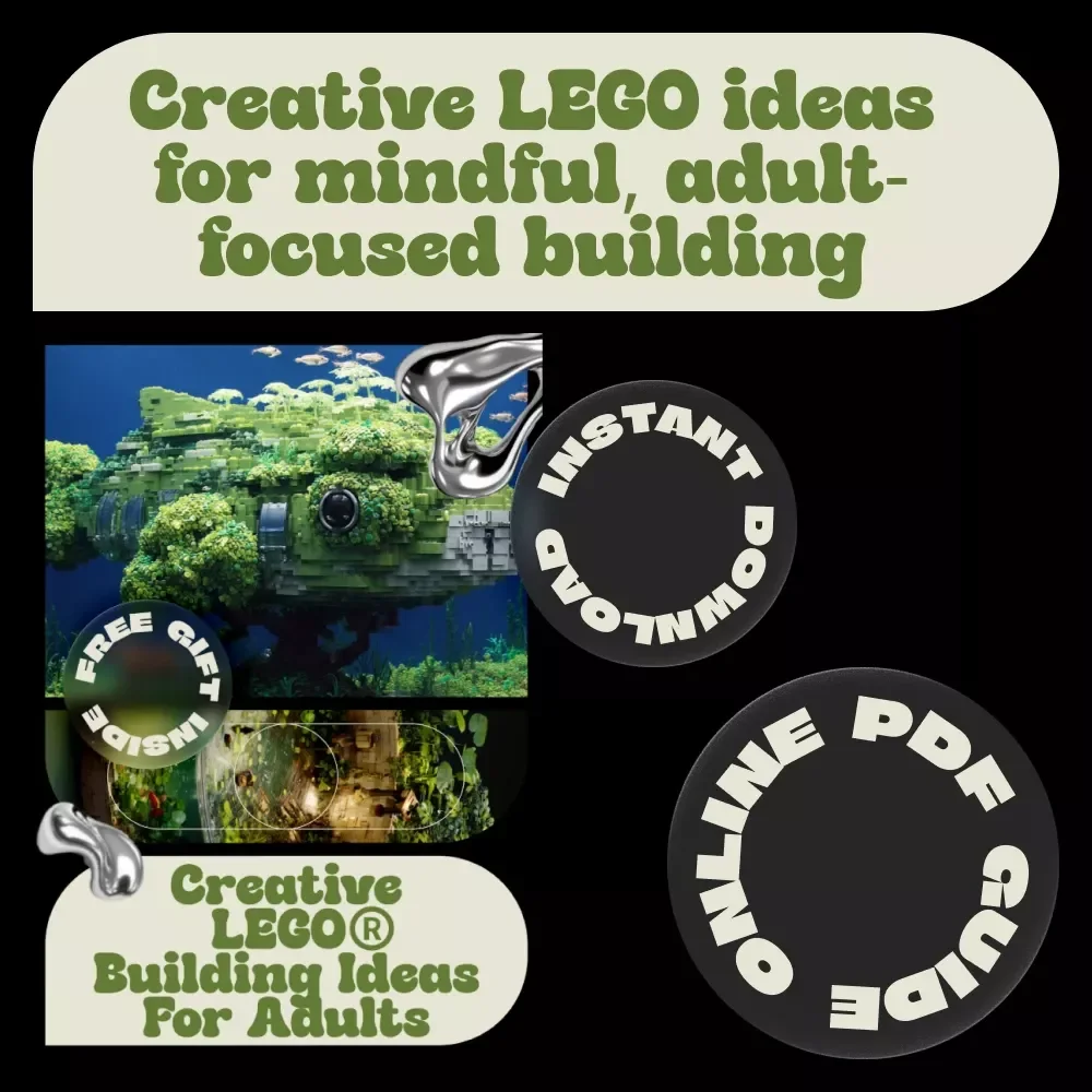 Creative LEGO® Building Ideas for Adults – Digital Guide for Stress Relief, Mindful Play, Architectural & Artistic LEGO Projects, AI-Inspired Builds, and Creative Challenges