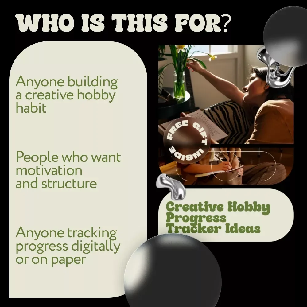 Creative Hobby Progress Tracker Ideas – Digital Ebook Guide with Inspiring Hobby Progress Tracker Ideas for Motivation, Consistency & Growth