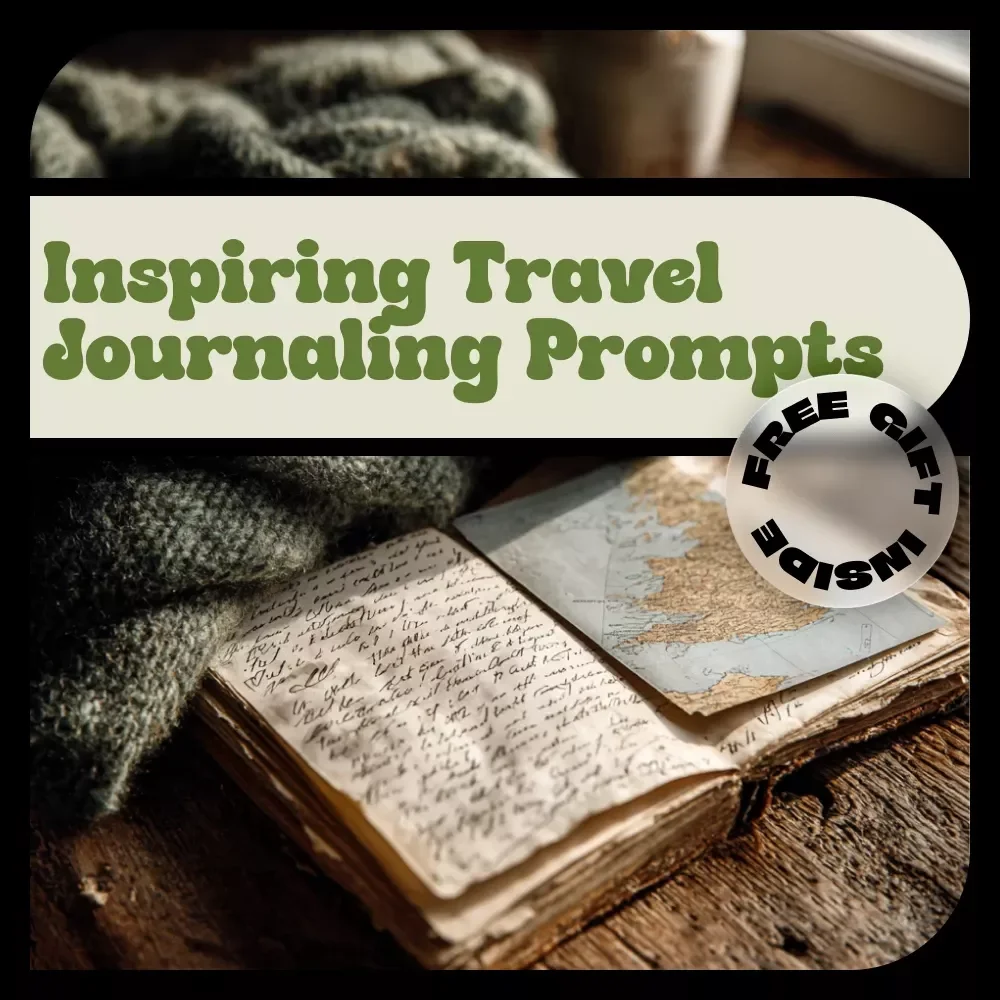 Inspiring Travel Journaling Prompts | Travel Journal Prompts eBook | Digital Download Guide for Travelers, Creatives & Memory Keepers