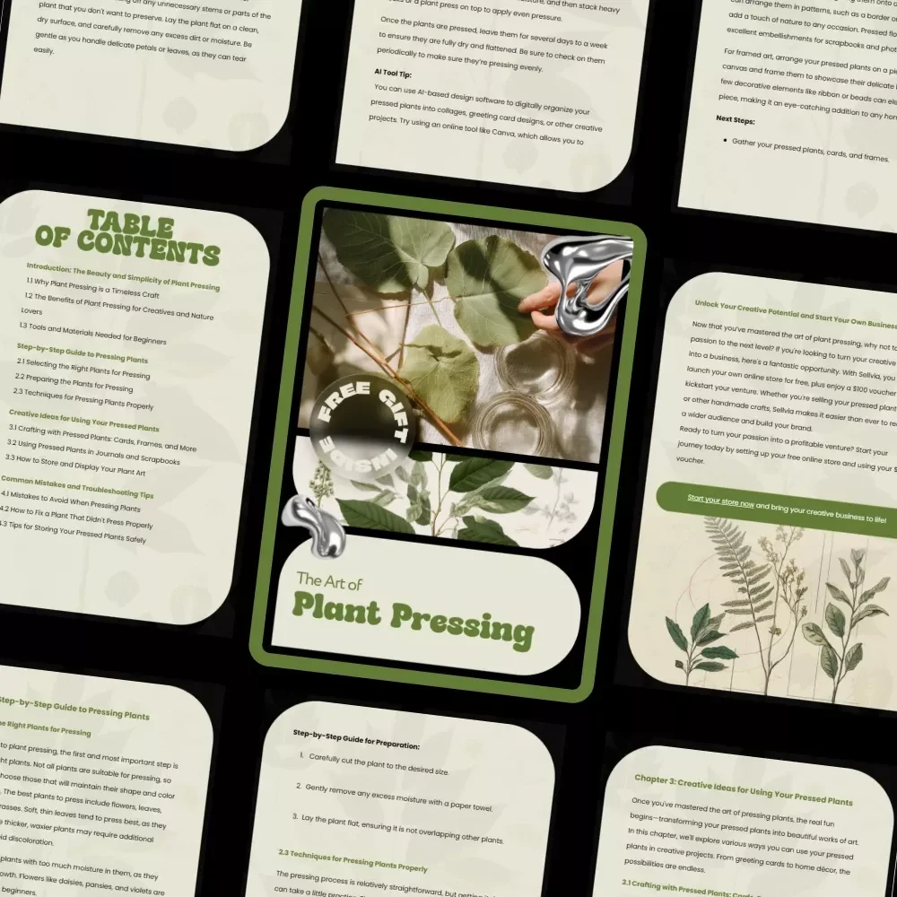 The Art of Plant Pressing – A Beginner-Friendly Guide to Plant Pressing Craft Basics, Nature Art & Creative Botanical Projects
