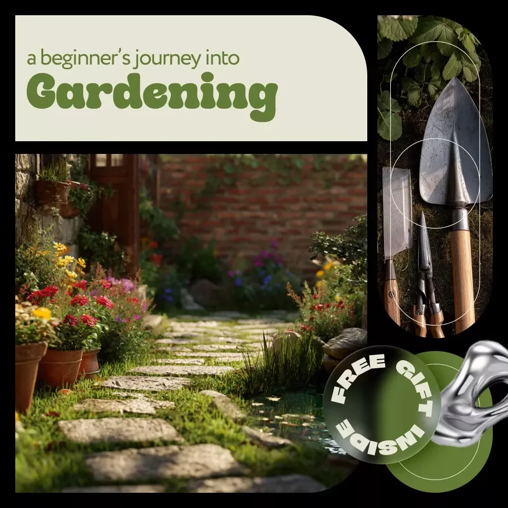 A Beginner’s Journey into Gardening | Easy Gardening Guide for Beginners | Learn how to take up gardening Step by Step | Digital Download