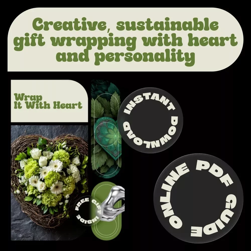 Wrap It With Heart – Creative DIY Gift Wrapping Checklist | Sustainable & Handmade Packaging Ideas | Printable Guide for Thoughtful Gifting