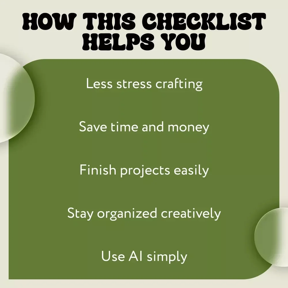 Holiday Crafts That Feel Fun Not Stressful – Simple Checklist for DIY Holiday Craft Ideas, Stress-Free Craft Planning & Joyful Seasonal Projects