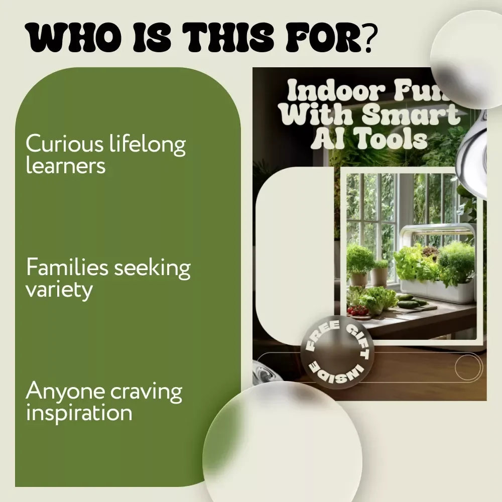 Indoor Fun with Smart AI Tools | Digital Guide to Discover ai tools to suggest indoor activity ideas, Creative At-Home Entertainment, and New Hobbies