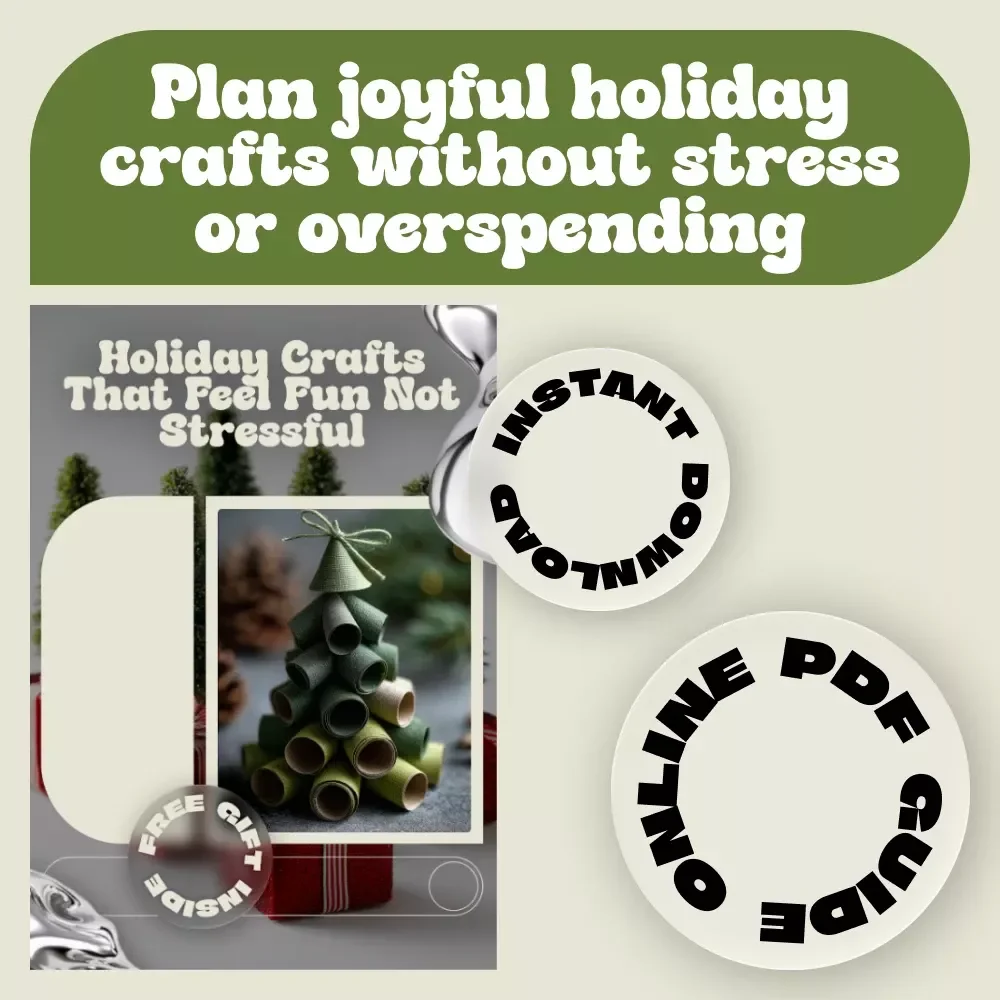 Holiday Crafts That Feel Fun Not Stressful – Simple Checklist for DIY Holiday Craft Ideas, Stress-Free Craft Planning & Joyful Seasonal Projects