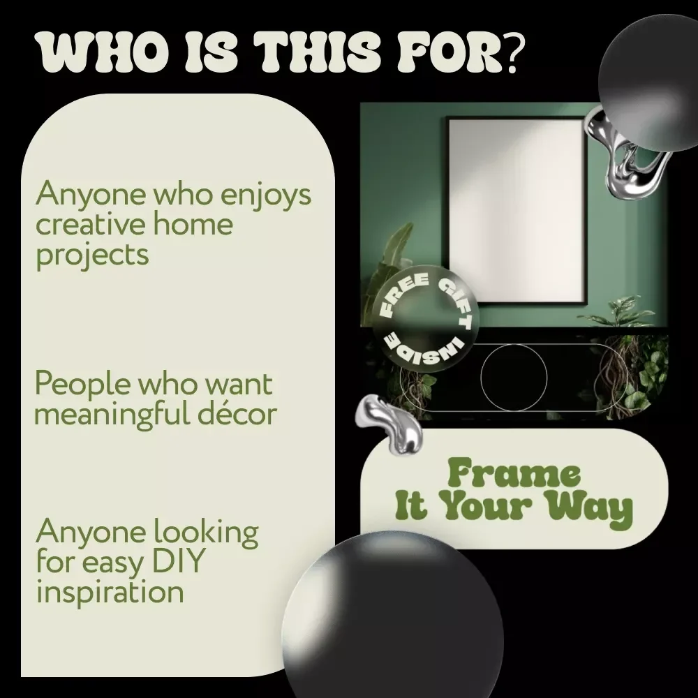 Frame It Your Way – diy photo frame decorating ideas Guide | Creative DIY Photo Frame Decor, Styling, Gift-Making & Design Planning eBook