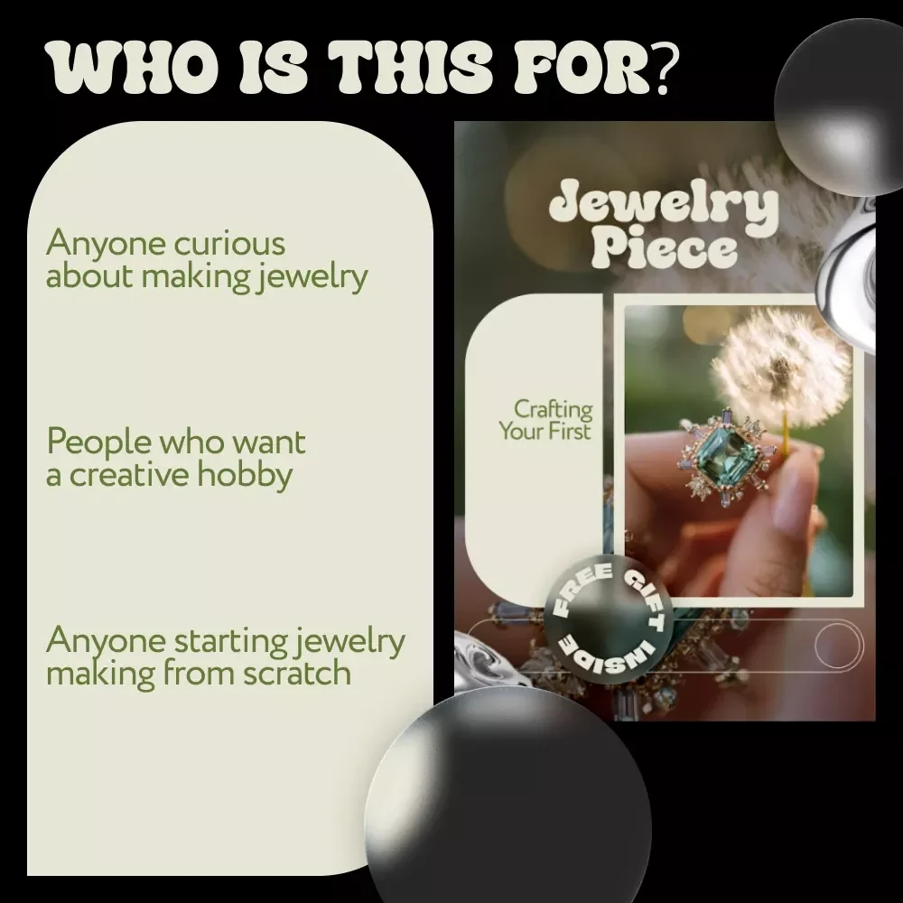 Crafting Your First Jewelry Piece – Beginner Jewelry Making Guide | Jewelry Making How to Start Step-by-Step Digital Download