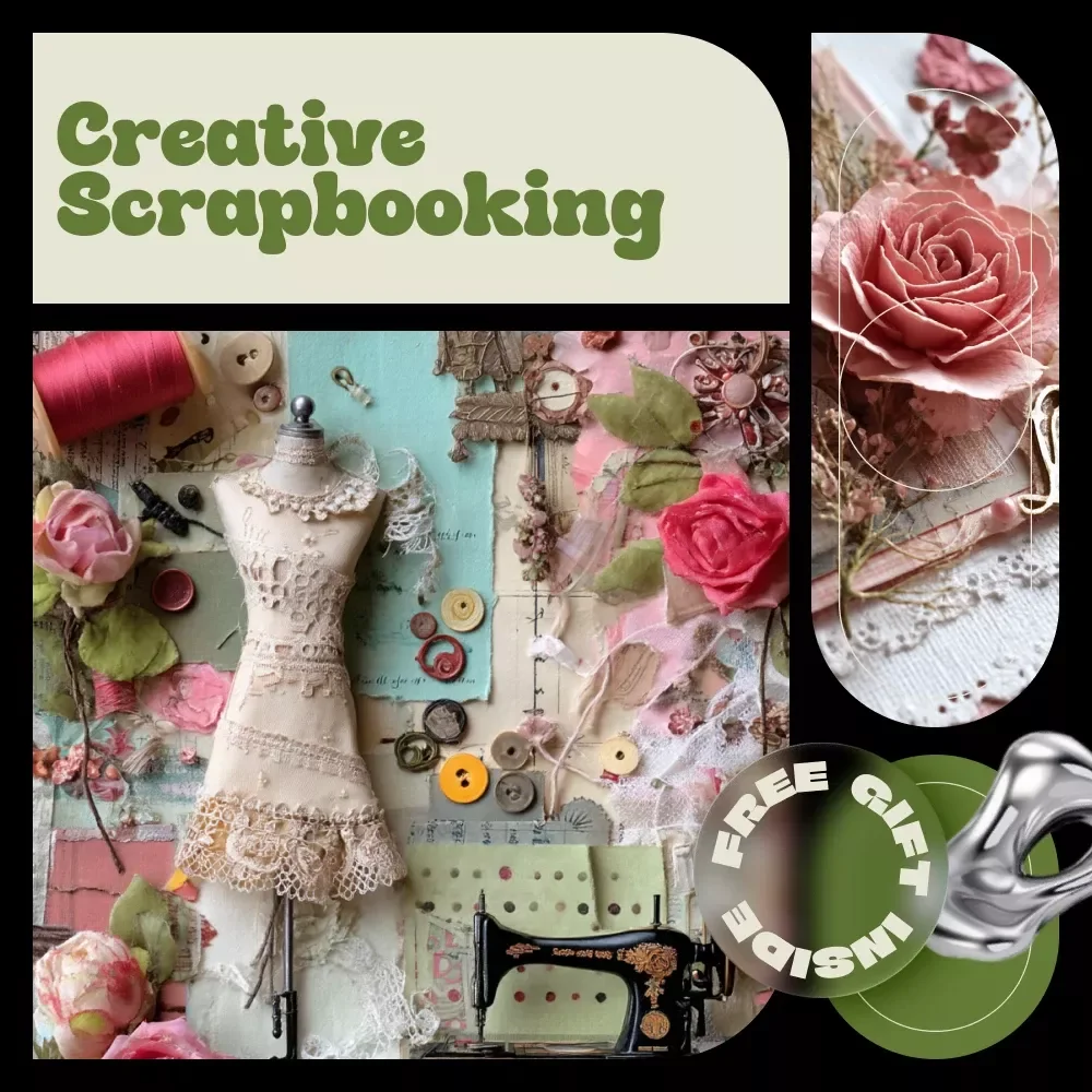Creative Scrapbooking – A Practical Guide on how to find scrapbooking inspiration, Storytelling Layouts & Meaningful Memory Keeping (Digital Download)