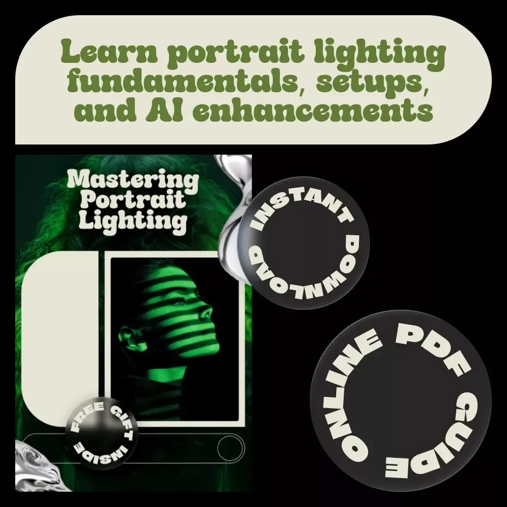 Mastering Portrait Lighting | Beginner-Friendly Ebook with Portrait Lighting Tips for Beginners | Photography Lighting Guide Digital Download