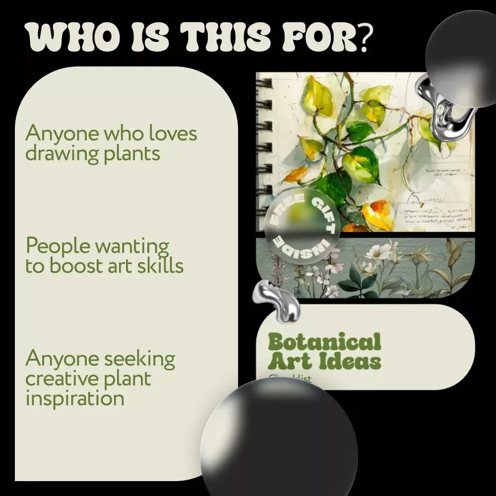 Botanical Art Ideas Checklist – Ultimate Guide to Inspiring Botanical Art Ideas, Sketching, Coloring, and AI Tips