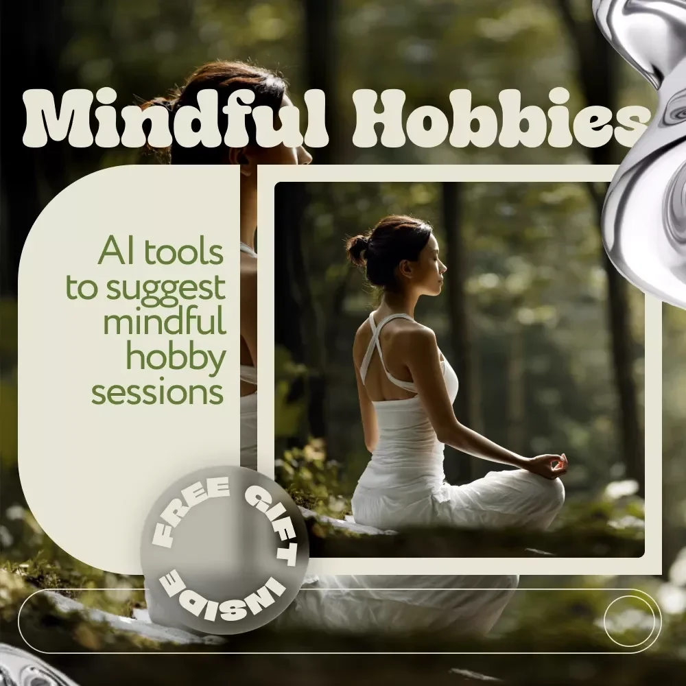Finding Mindful Hobbies with AI | Digital Guide for Relaxation & Balance | Smart Self-Care Using ai tools to suggest mindful hobby sessions