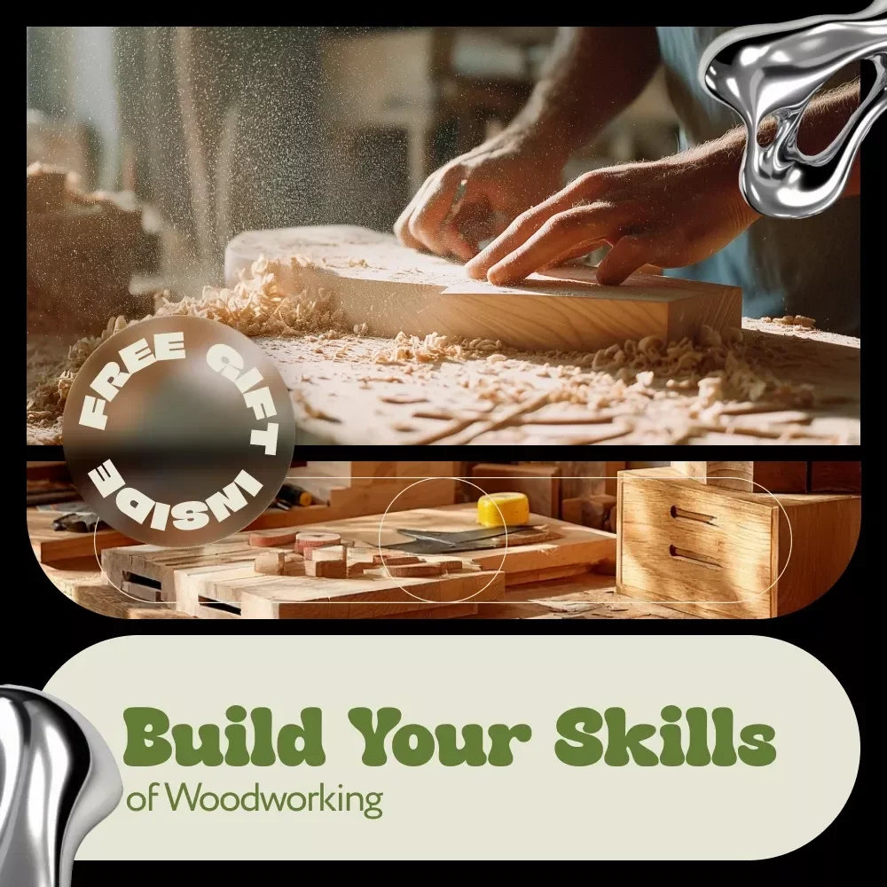 Build Your Skills of Woodworking – Beginner-Friendly eBook with Woodworking Starter Tips, Tools, Projects & Modern AI Guidance