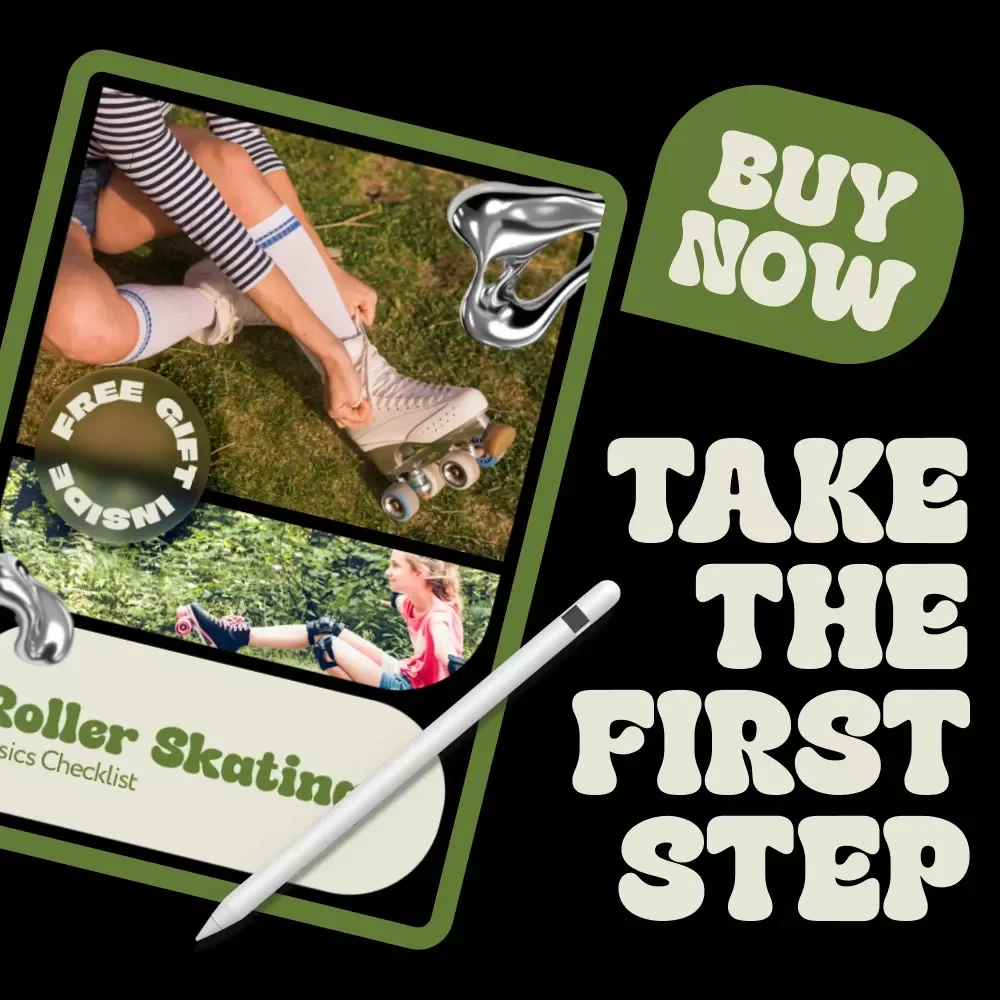 Roller Skating Basics Checklist | Beginner Roller Skating Basics Guide | Printable Skating Skills Checklist