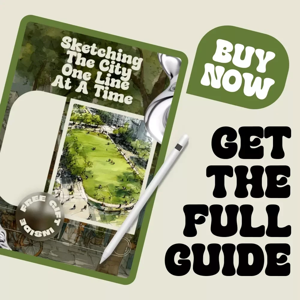 Sketching the City One Line at a Time – Beginner-Friendly Urban Sketching Guide with Practical Urban Sketching Tips for Beginners