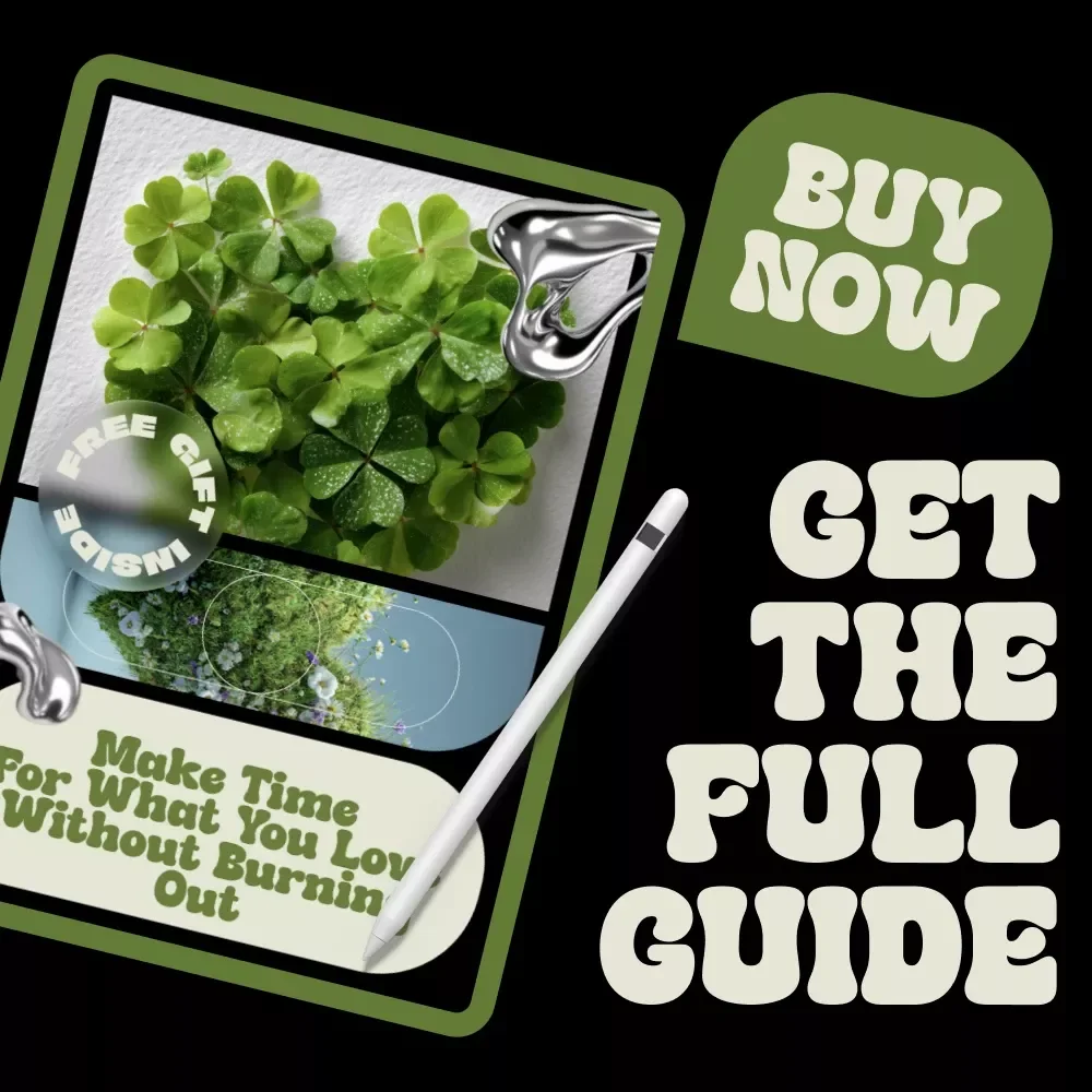 Make Time for What You Love Without Burning Out – Practical eBook Guide for Sustainable Hobbies & Hobby Time Management Strategies