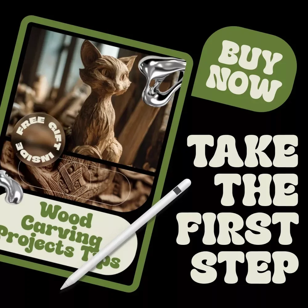 Wood Carving Projects Tips Checklist | Beginner to Advanced Wood Carving Ideas, Step-by-Step Digital Guide for Creative Carvers