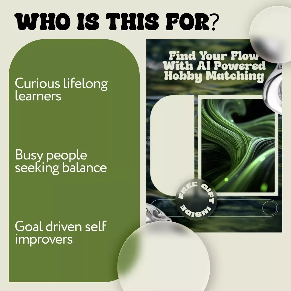 Find Your Flow With AI Powered Hobby Matching | Printable Checklist for Using ai tools to match hobbies with personality | Digital Download