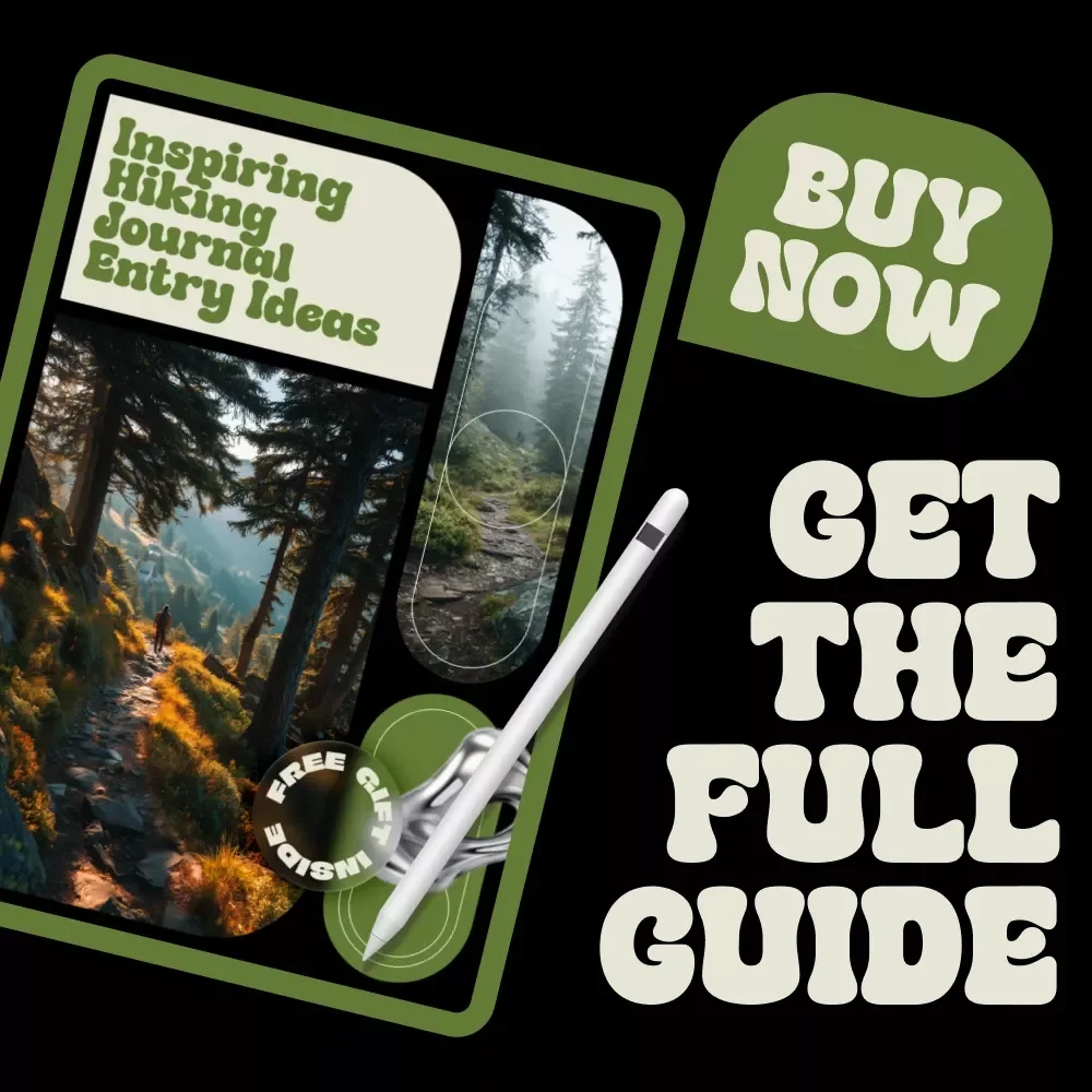 Inspiring Hiking Journal Entry Ideas | Hiking Journal Prompts Guide, Nature Writing eBook, Outdoor Adventure Journaling, Digital Download