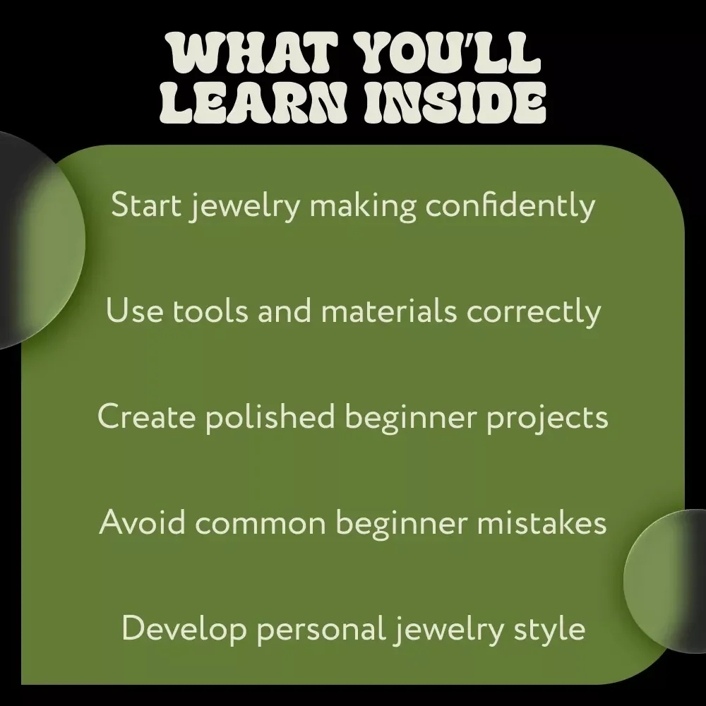 Handmade Spark DIY Jewelry for Beginners Guide – Step by Step Jewelry Making, Tools, Techniques & Creative Projects Digital Download